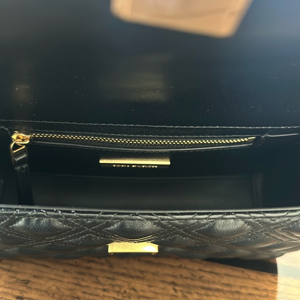 New Tory Burch Fleming Matte Small , Bag black , Style: 755776 . RN # 111395 - Picture 10 of 12